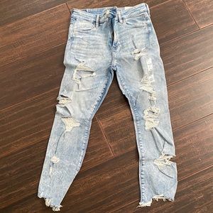 NWT AE jegging crop jeans